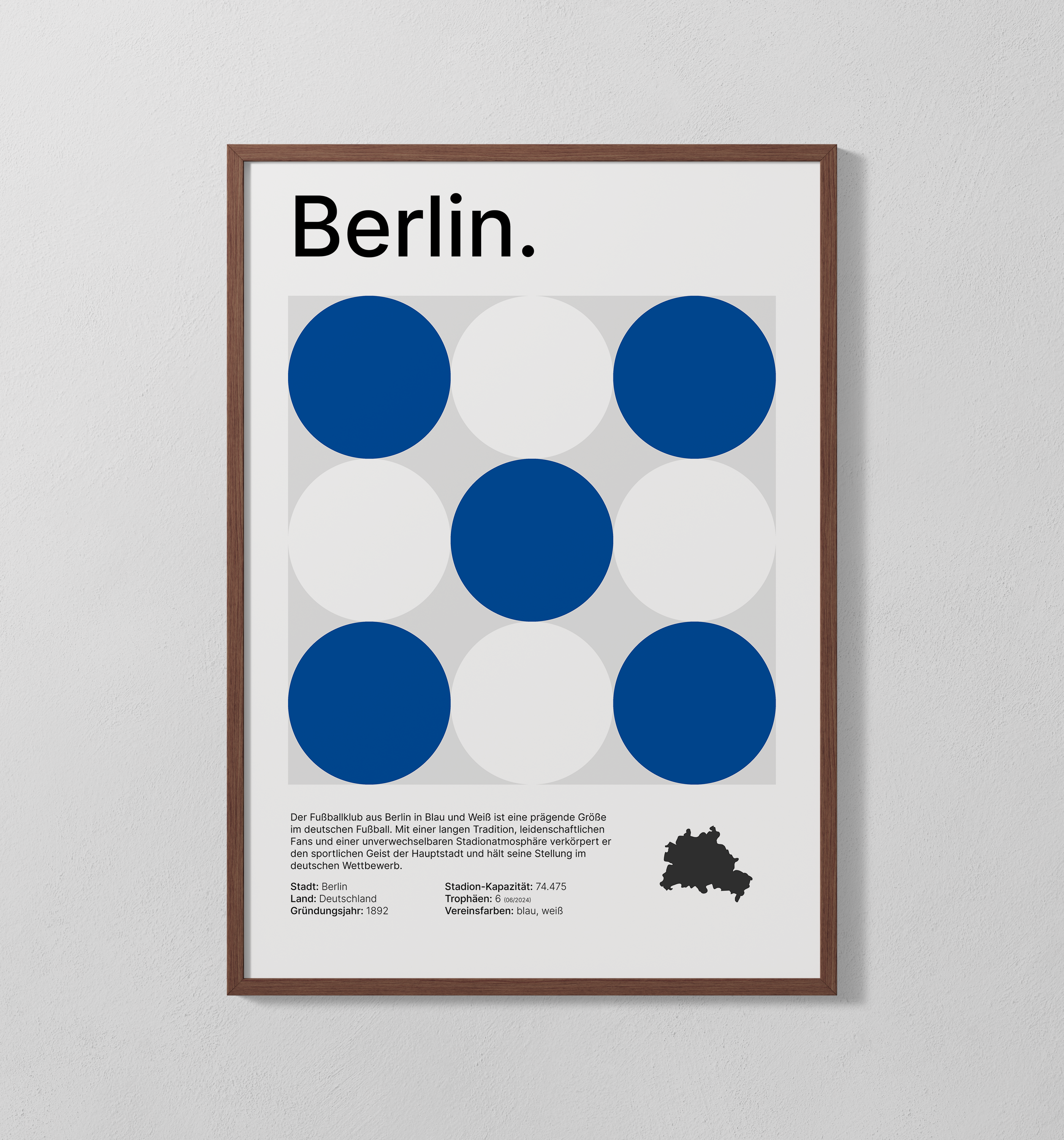 Berlin blau | Poster